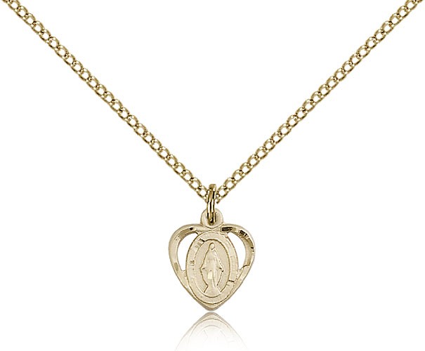 Gold Filled Miraculous Pendant