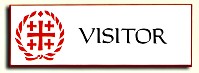 Visitor Badge