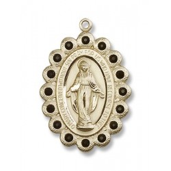 Gold Filled Miraculous Pendant