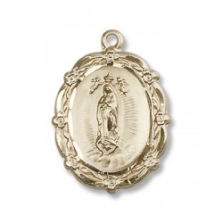 Gold Filled O/L of Guadalupe Pendant