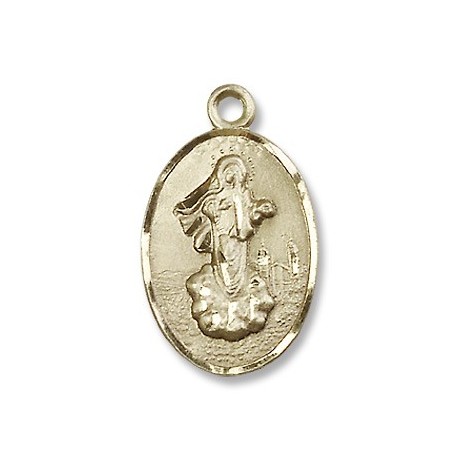 Gold Filled O/L of Medugorje Pendant