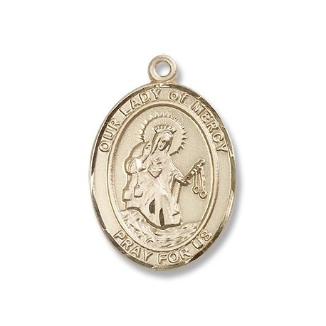 Gold Filled O/L of Mercy Pendant