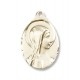 Gold Filled Sorrowful Mother Pendant