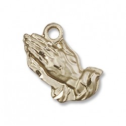 Gold Filled Praying Hands Pendant