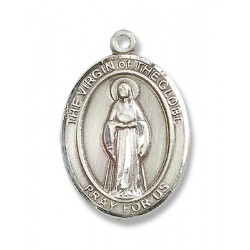 Sterling Silver Virgin of the Globe Pendant
