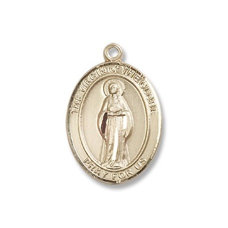 14K Gold Virgin of the Globe Medal