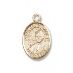 Gold Filled Pope John Paul II Pendant