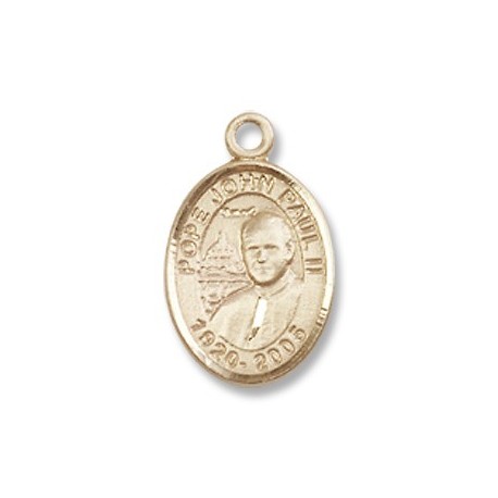 Gold Filled Pope John Paul II Pendant