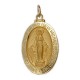 Miraculous Medal 14K Gold Large Oval Medal