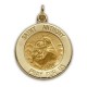 St. Anthony 14K Gold Round Medal