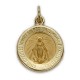 Miraculous Medal 14K Gold Small Round Medal