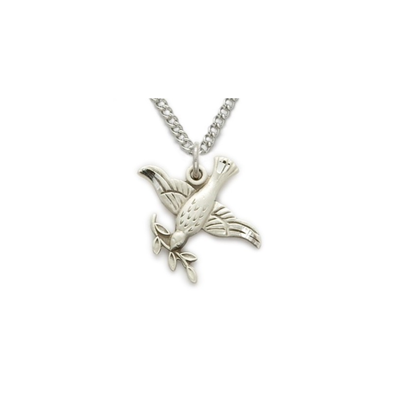 Holy Spirit Dove Necklace Sterling Silver Inspirational Jewelry ...