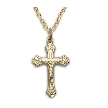 Women's Cross Necklace Sterling Silver w/18" Chain - Boxed