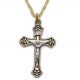 Womens Crucifix 14K Gold Filled Necklace w/18" Chain - Boxed