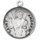 St. Andrew Sterling Silver Round w/20" Chain - Boxed