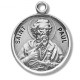 St. Paul Sterling Silver Round w/20" Chain - Boxed