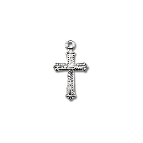 Sterling Silver Tiny Cross w/16" Chain - Boxed
