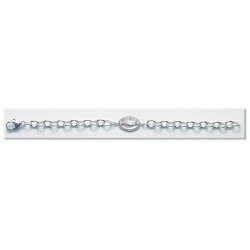Sterling Silver Miraculous I.D. Bracelet - Boxed
