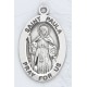 St. Paula Sterling Silver Oval w/18" Chain - Boxed