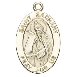 St. Zachary 14K Oval w/14K Jump Ring - Boxed