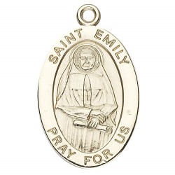 St. Emily 14K Oval w/14K Jump Ring - Boxed