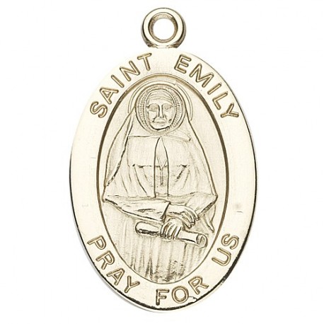 St. Emily 14K Oval w/14K Jump Ring - Boxed