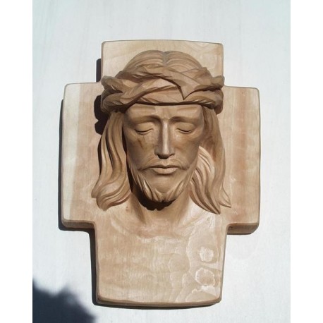 Head of Christ - Woodcarved