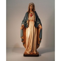 Sacred Heart of Mary - Woodcarved