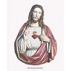 Sacred Heart Bust - PolyArt