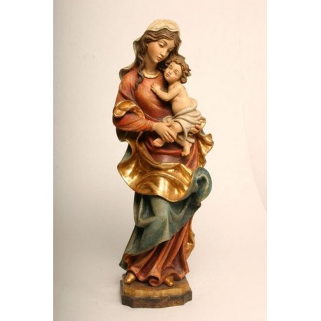 Our Lady and Child Baroque - Woodcarved
