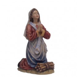 St. Bernadette Kneeling - Woodcarved