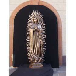 Our Lady of Guadalupe - Cast Bronze