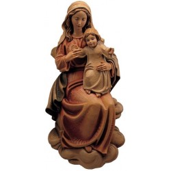 Our Lady and Child - Woodcarved 3/4 Relief
