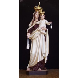 Our Lady of Mt. Carmel - Woodcarved