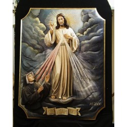 Divine Mercy Apparition Relief - PolyArt