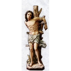 St. Sebastian - Woodcarved