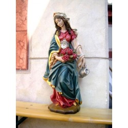 St. Elizabeth of Hungary - Woodcarved