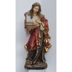 St. Cecilia - Woodcarved