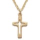 Ladies Cross Necklace Gold Filled w/18" Chain - Boxed