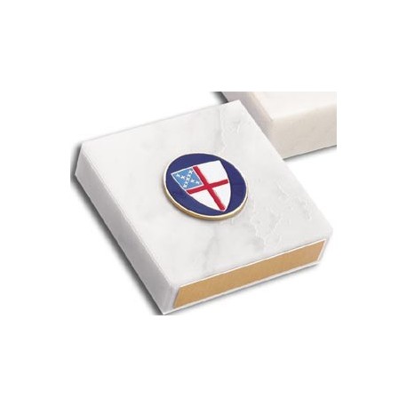 Episcopal Shield 3x3 Paperweight