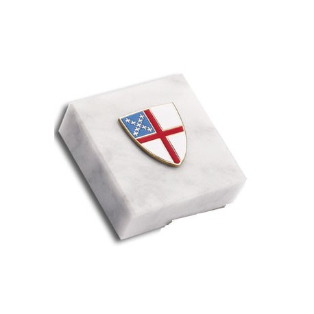 Episcopal Shield 2x2 Paperweight