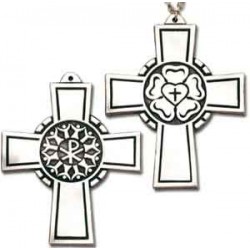 Luther Rose 3" Pectoral Community Cross