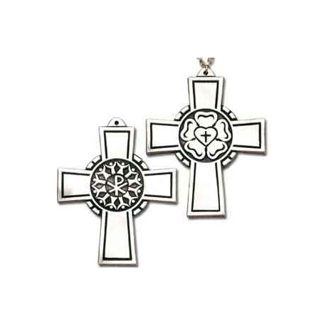 Luther Rose 3" Pectoral Community Cross