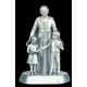 9 1/2 inch St.John Baptist De La Salle Statue - Pewter