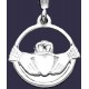 Claddagh Pendant - Sterling Silver