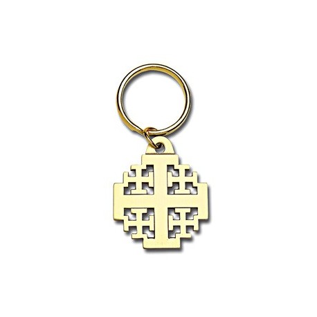 Jerusalem Cross Key Ring