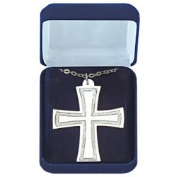 Flared Cross - Sterling Silver