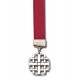 Silver Jerusalem Cross Bookmark