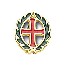 Cross & Crown Pin