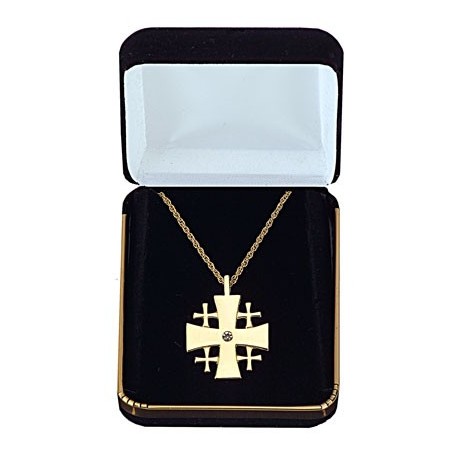 Jeweled Jerusalem Cross